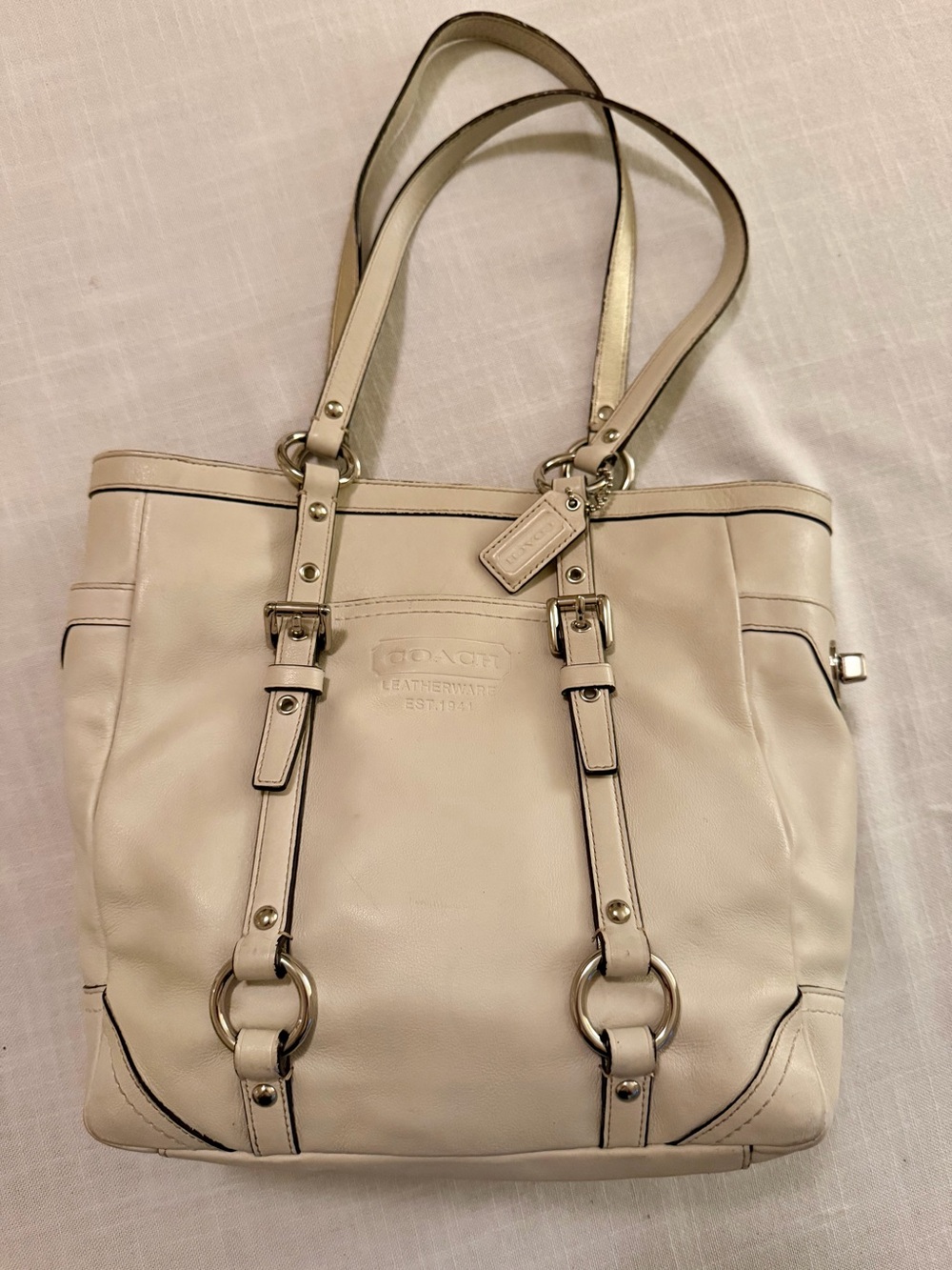 Coach Leather Gallery Tote Bag  Y2K